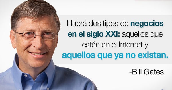 frase bill gates sobre empresas del siglo 21